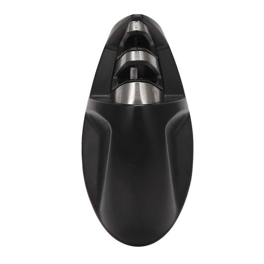 2-stage Knife Sharpener Kitchen Sharpener with Non-slip Grip, Black