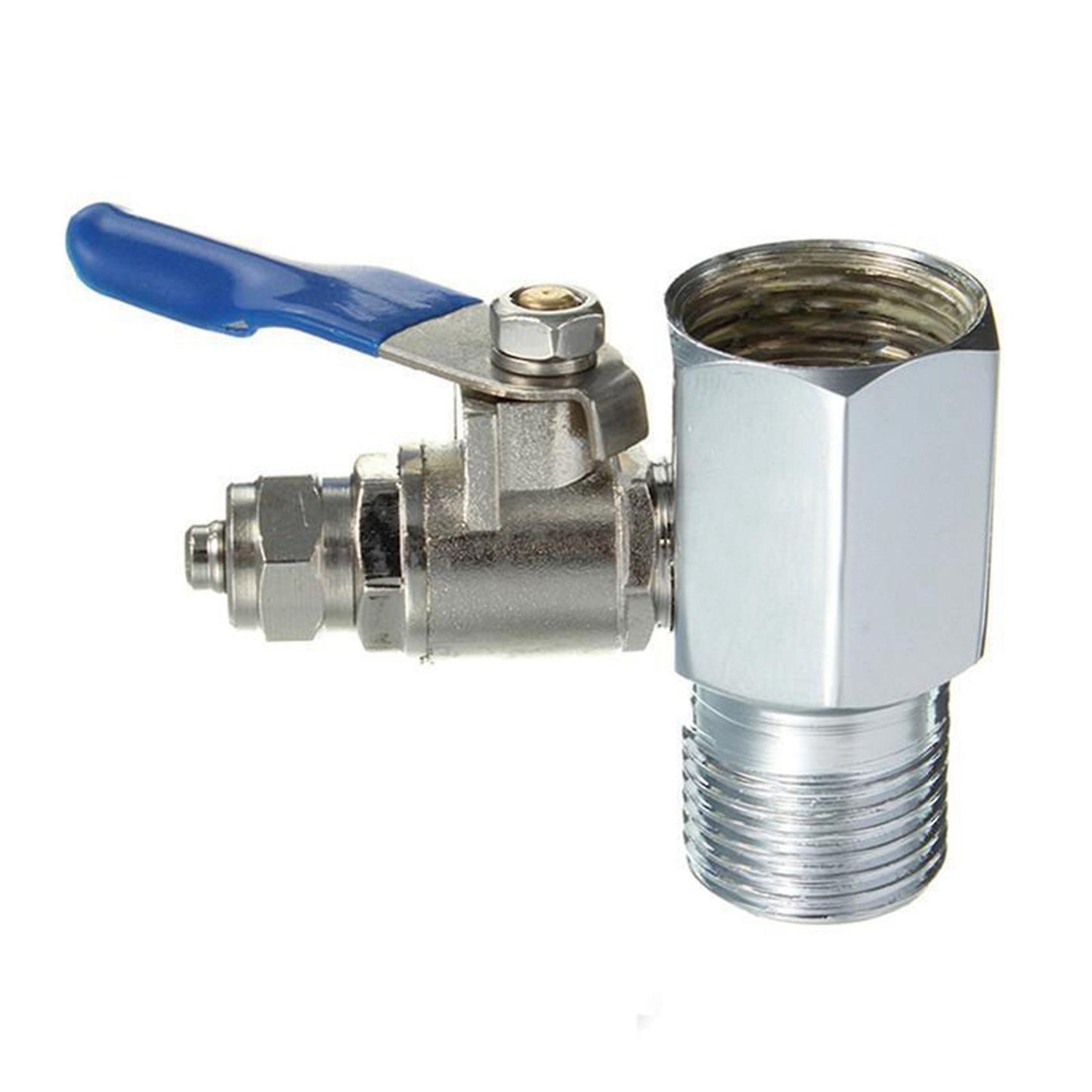 1/2 Inch to 1/4 Inch Ro Feed Water Adapter Ball Valve Faucet Tap