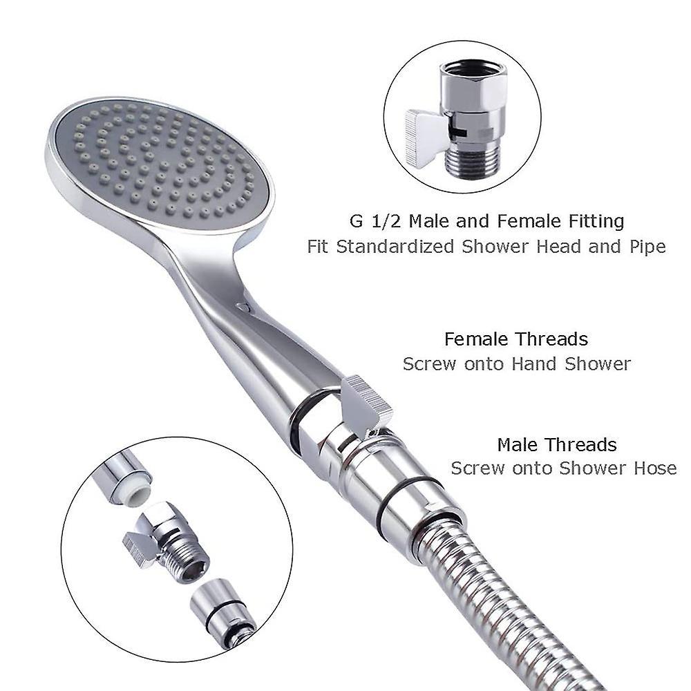 Water Flow Control Shut Off Valve, for Hand Held Shower Head
