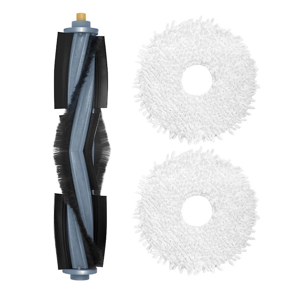 3pcs Main Roll Brush Mop Cloth for Ecovacs X1 Turbo Omni Robot