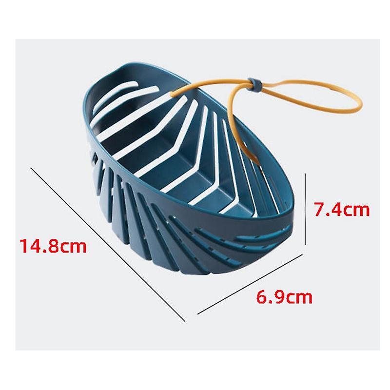 Kitchen Dish Cloth Sponge Storage Bag Sink Holder Bath Tool with Rope
