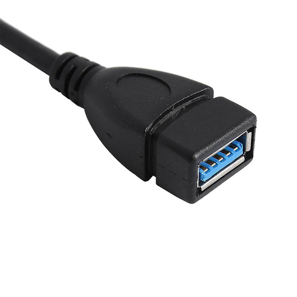 Usb 3.0 Angle 90 Degree Extension Cable Male to Female Adapter Left