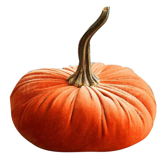 Large Velvet Pumpkins for Decorating,halloween Home Decor(orange)