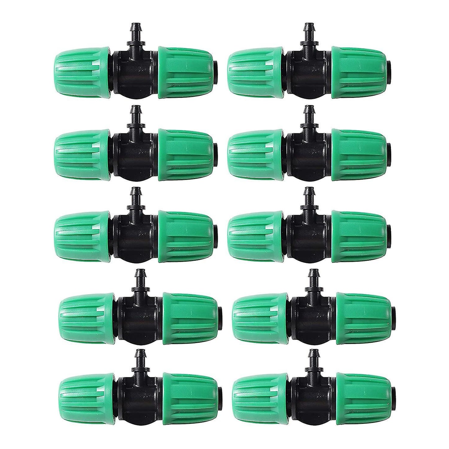 10 Pcs Barbed Tee 1/2 Inch Irrigation Tube (fits 13mm Id/4mm Id)