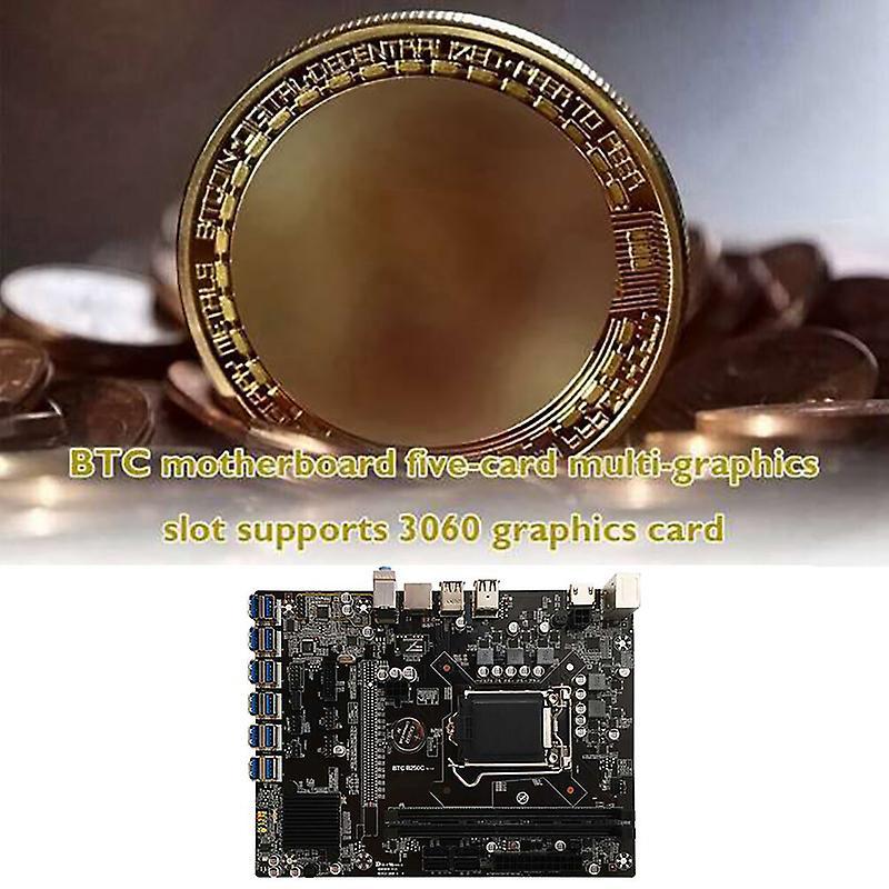 B250 Btc Mining Machine Motherboard with 8g Ddr4 Ram+g3930/g3900 Cpu