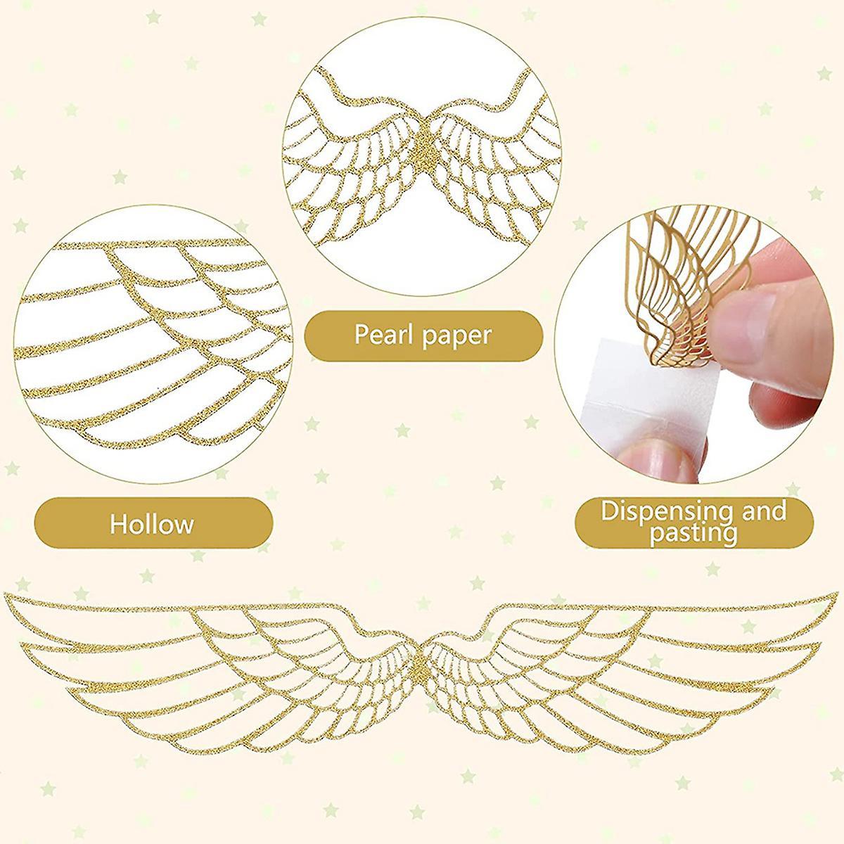 Chocolate Hallowed Wings Party Supplies Chocolate Gold Decor Wings