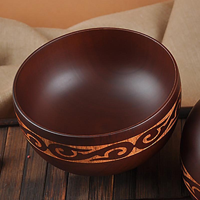Mongolian Style Wooden Bowl Natural Wood Kids Wood Bowl Tableware