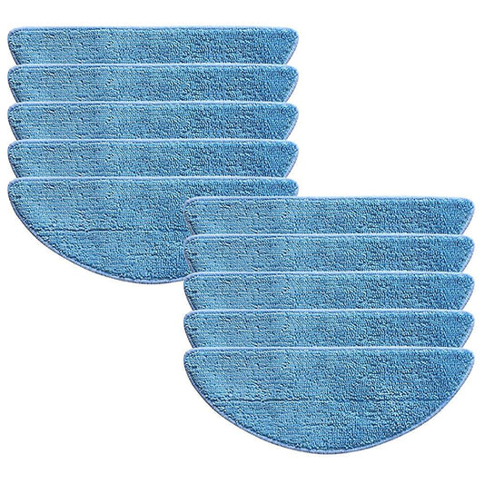 Replacement Mop Cloths Set Robot Vacuum Sweeper Wipe Flooring Pads
