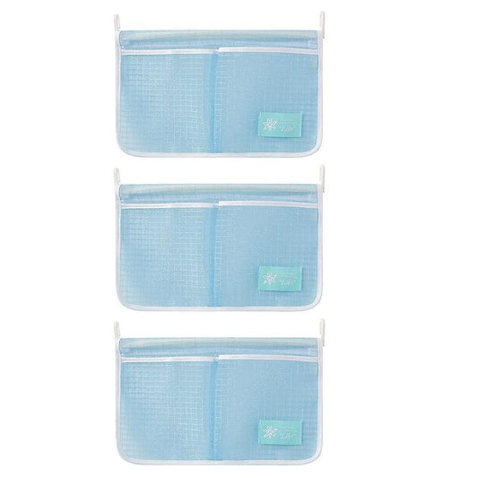 Fridge Hanging Bag for Kitchen Household Sundries Sorting Bag (blue)