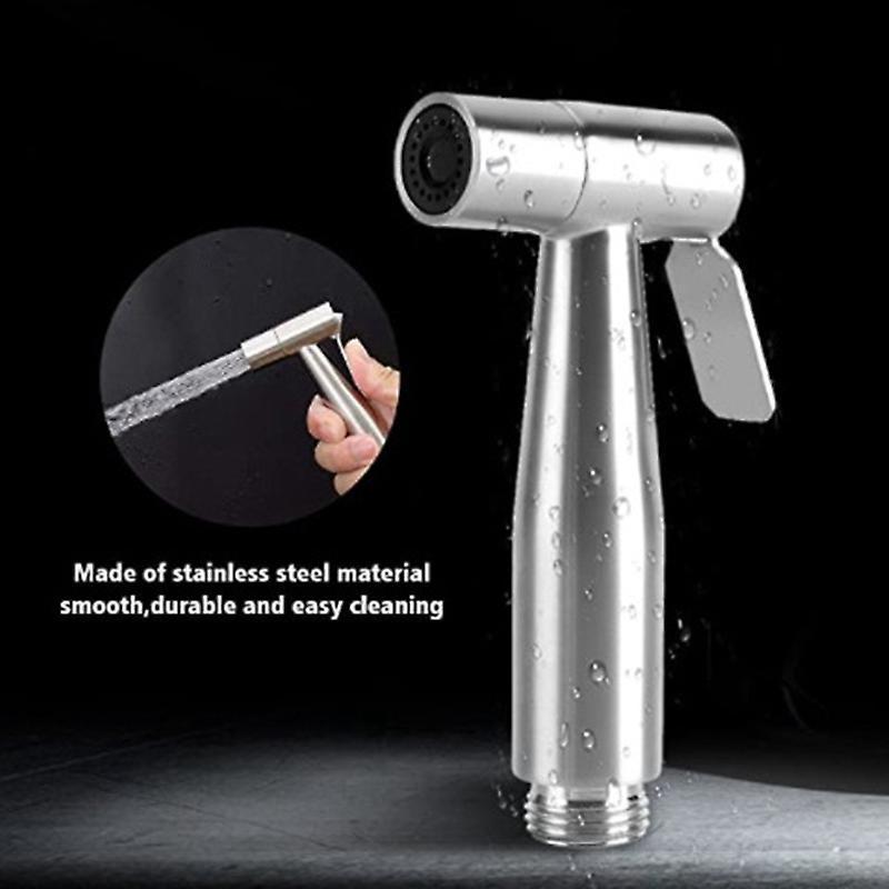 Stainless Steel Handheld Toilet Bidet Sprayer Bathroom Water Spray