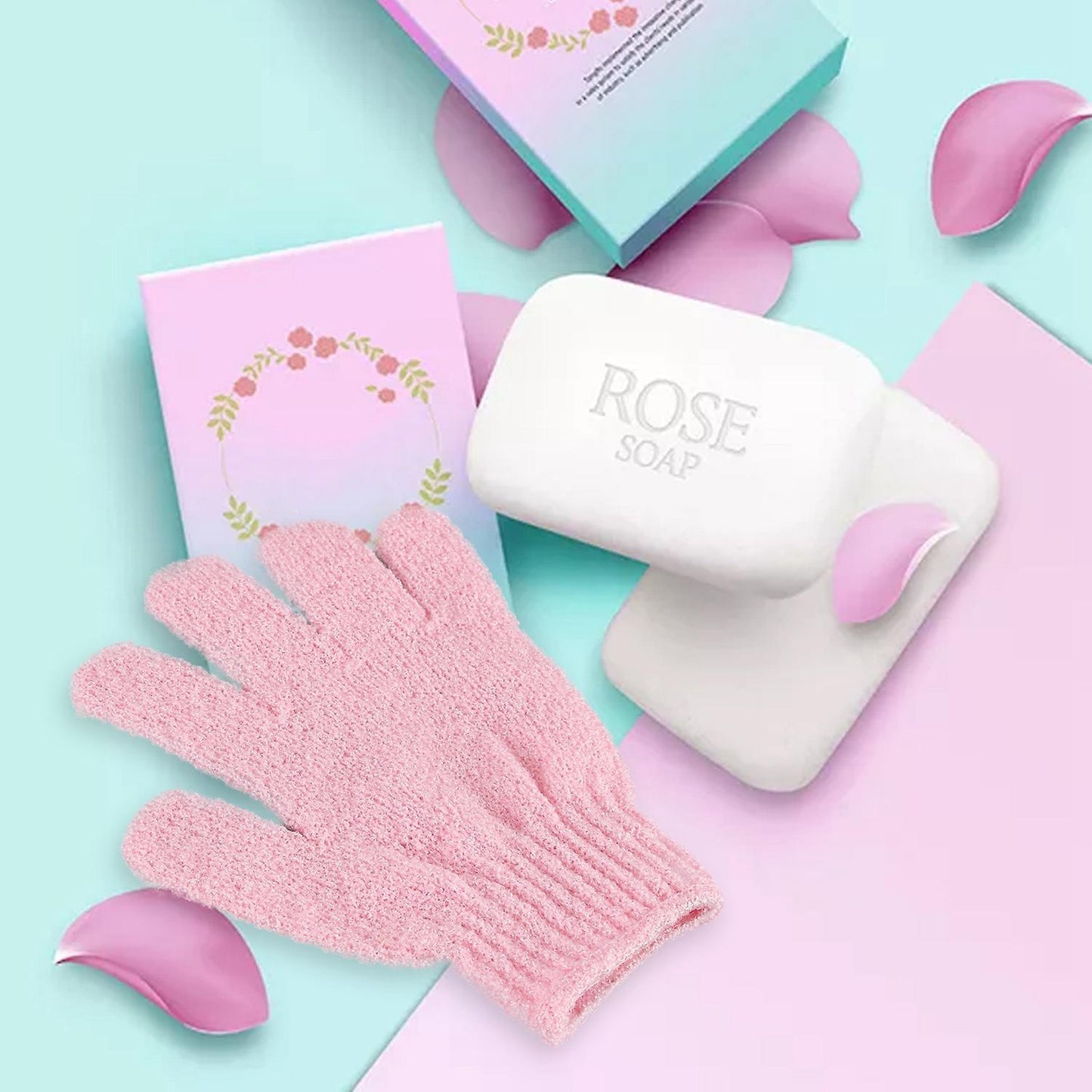 20pcs Exfoliating Bath Shower Glove for Peeling Exfoliating Glove