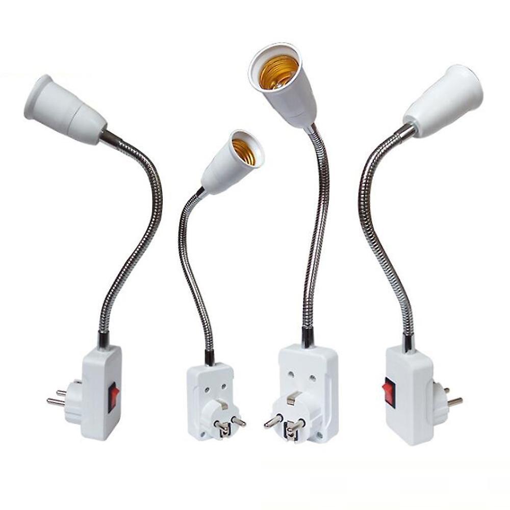 E27 Adjustable Rotating Flexible Extension Lamp Base Adapter Eu Plug