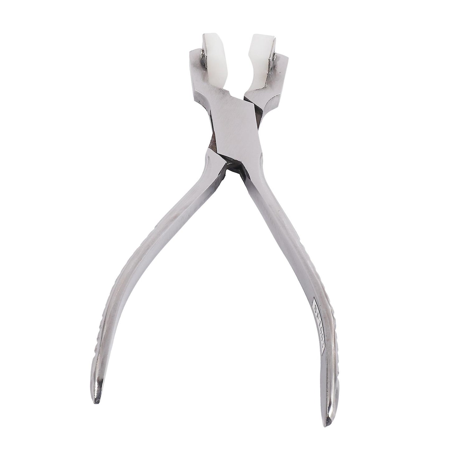 Tool Stainless Steel Nylon Jewelry Repair Tool Head Flat Nose Pliers