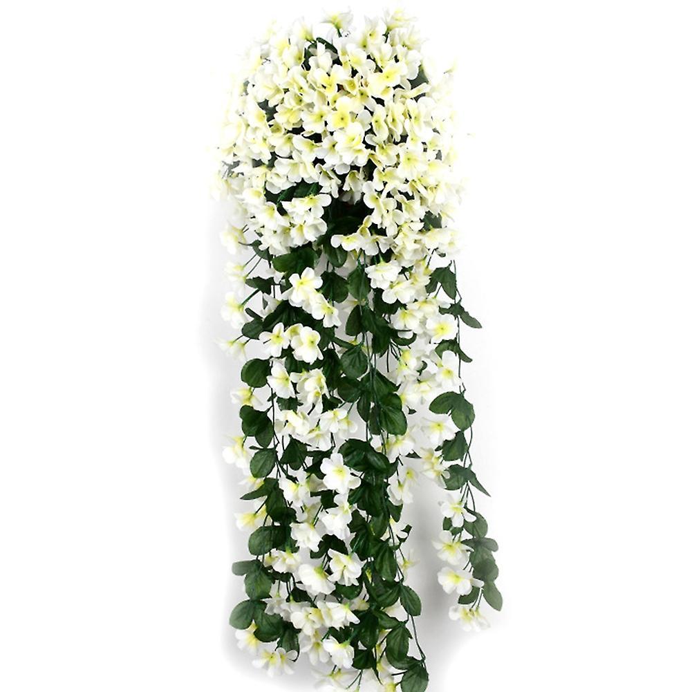 5 Petals Simulation Artificial Flowers Party Decoration White