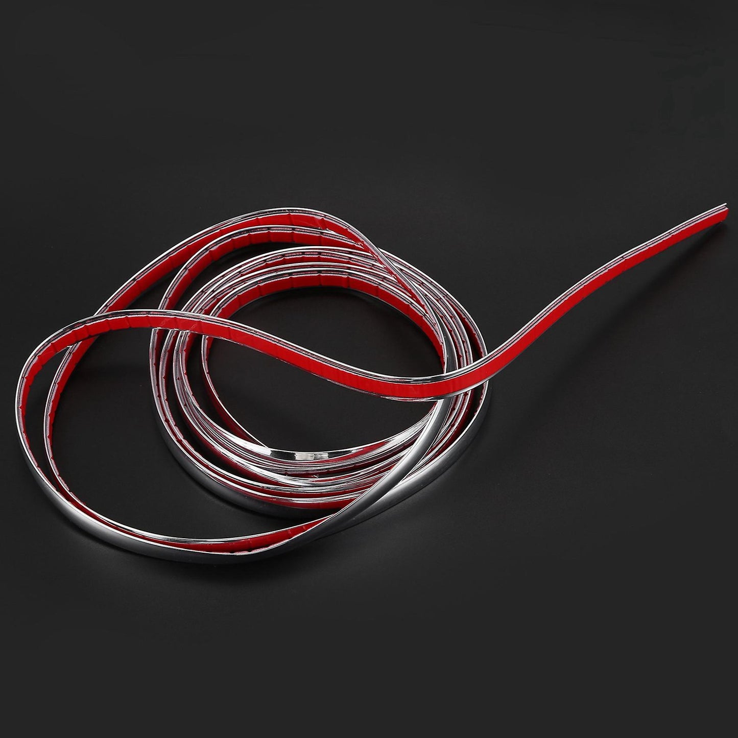 3m Silver Car Grille Exterior Chrome Styling Moulding Trim Strip 12mm