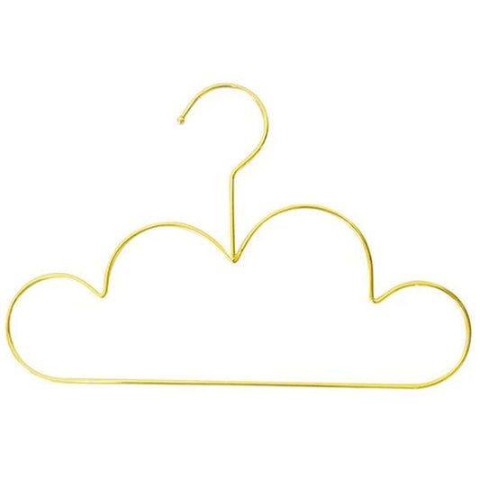 Metal Toddlers Clothes Hanger Golden Kids Cloud Shape Coat Hanger