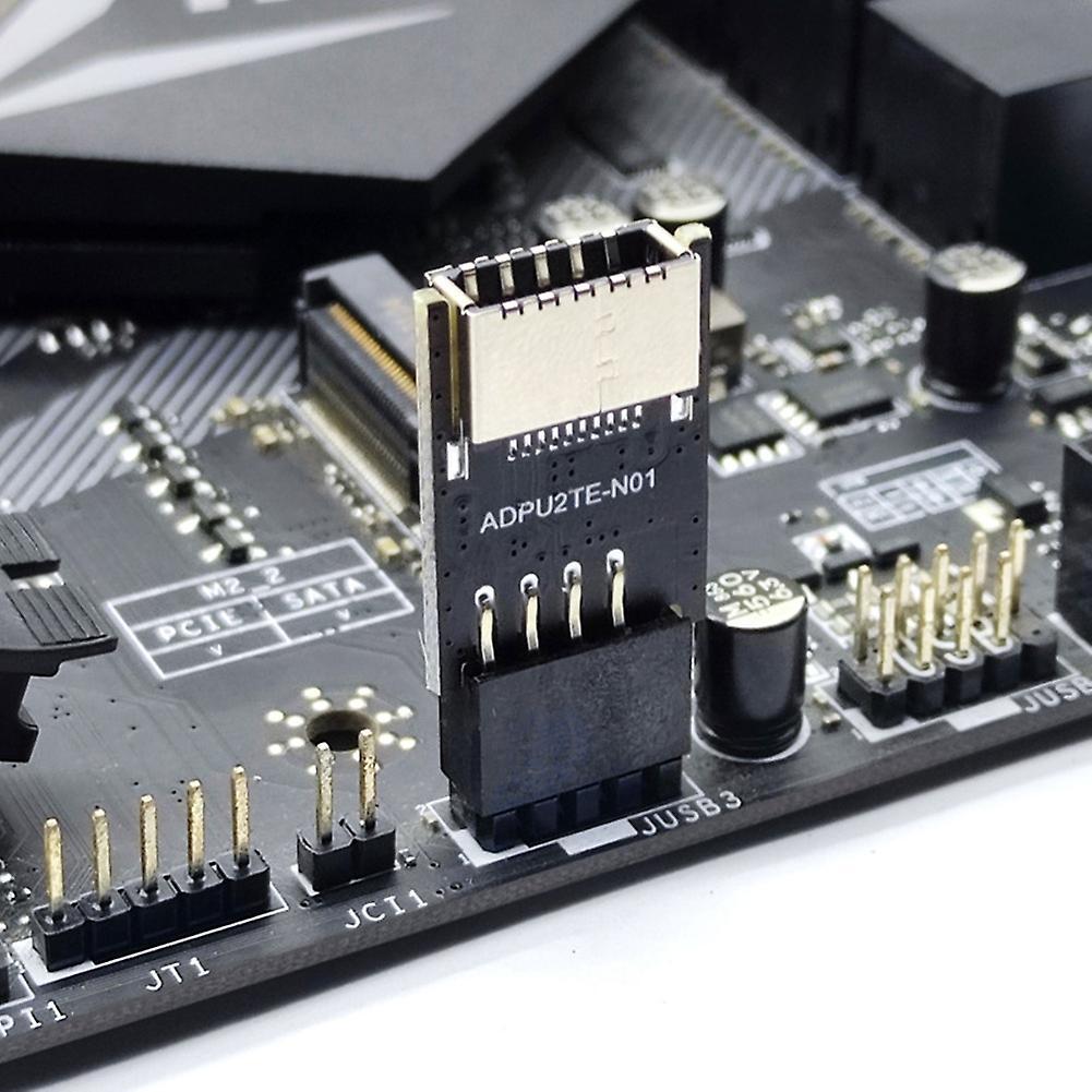 Motherboard Usb2.0 9pin to Type-c A-key Front Connector Converter