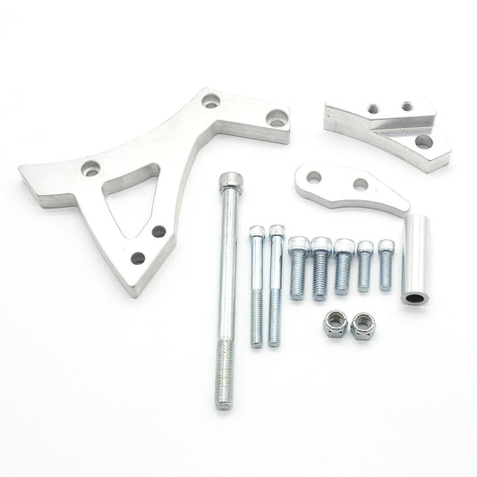 Alternator Bracket Kit Polished Billet for Ford 351c 351 Cleveland