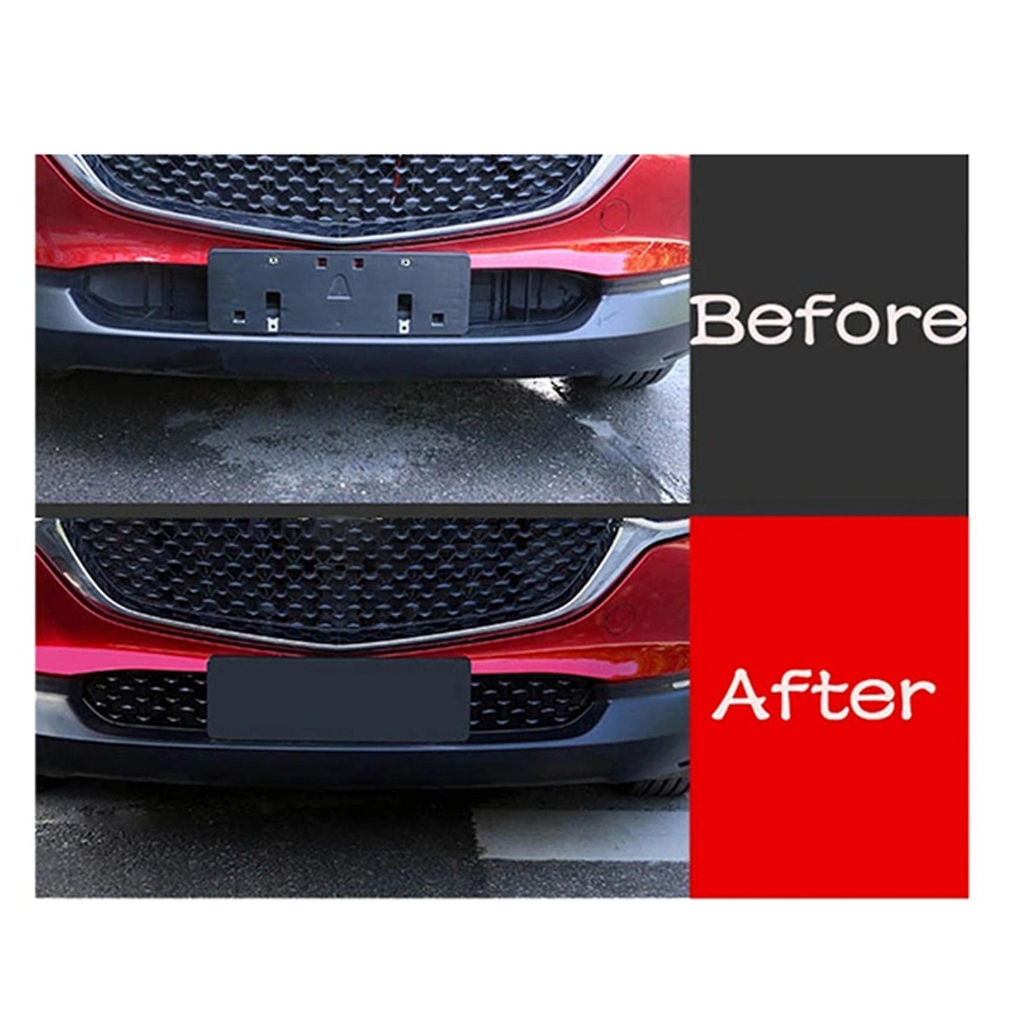 8x Bumper Grille Cover Decoration for Mazda Cx30 Cx-30 2020-2021