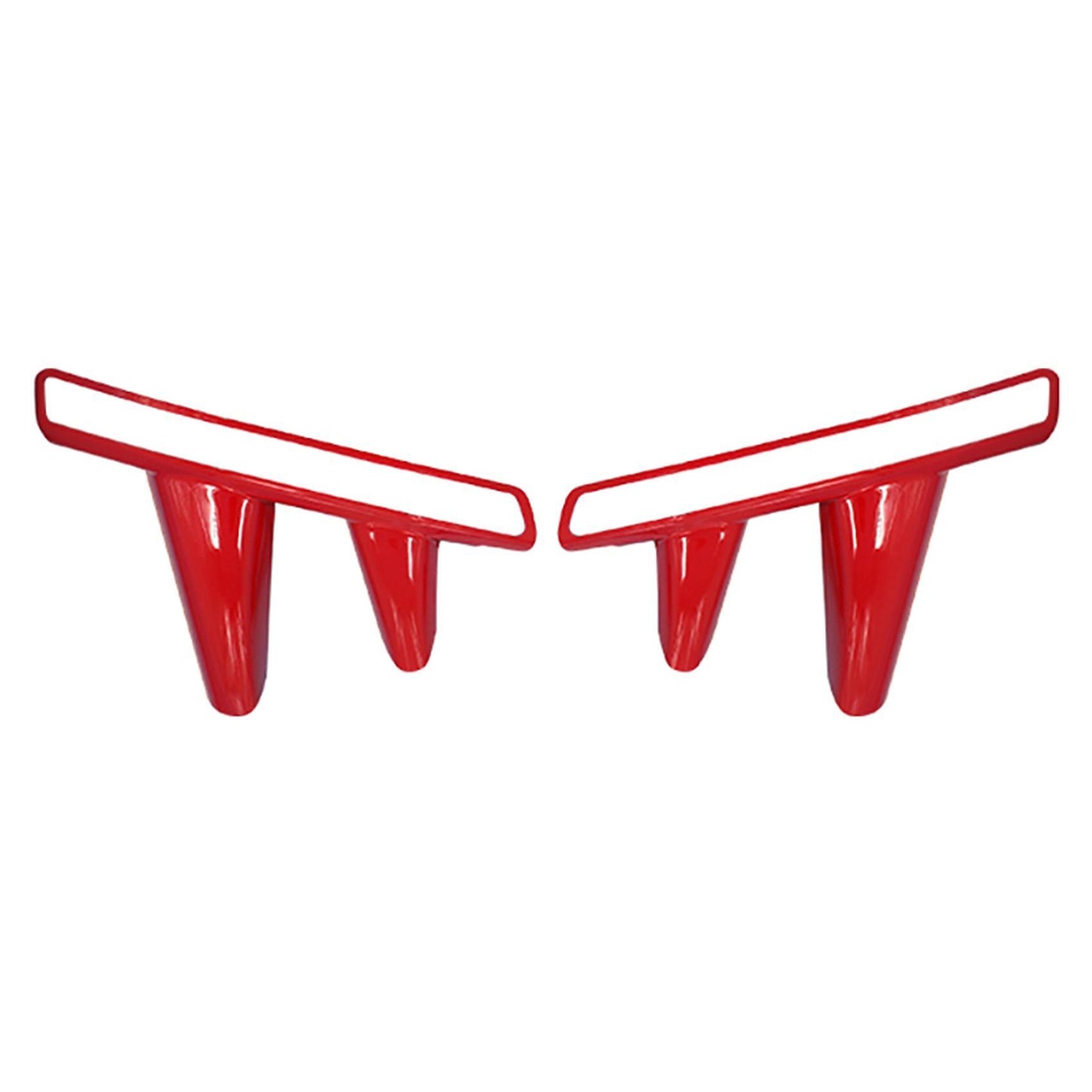 Fog Lamp Modification Fangs Modeling Fog Lamp Decoration Red