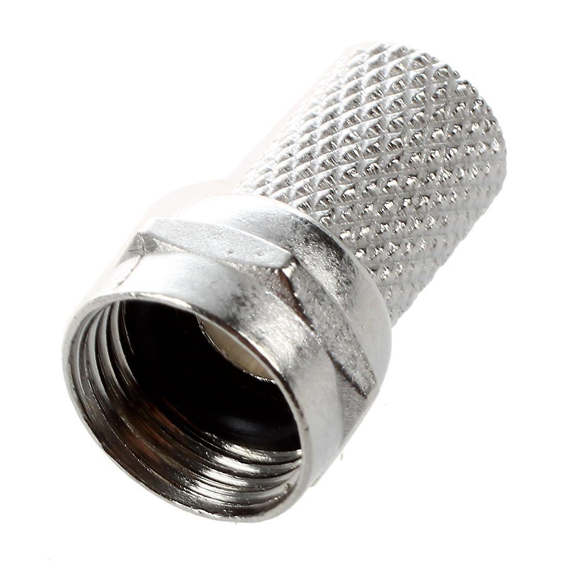 Twist-on Rg6 Rg-6 F Tv Connector No Crimping Pack Of 10