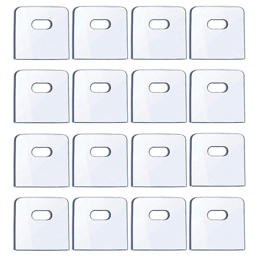 16 Set/ 32 Pieces Clear Vertical Blind Repair Tabs, Vertical Blind