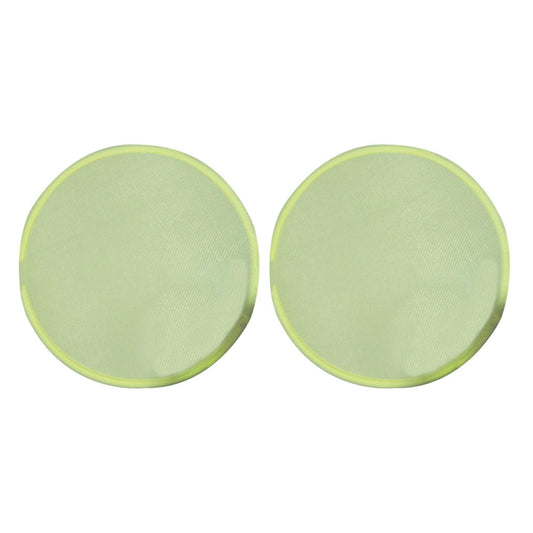 2x Foldable Round Fan-yellow