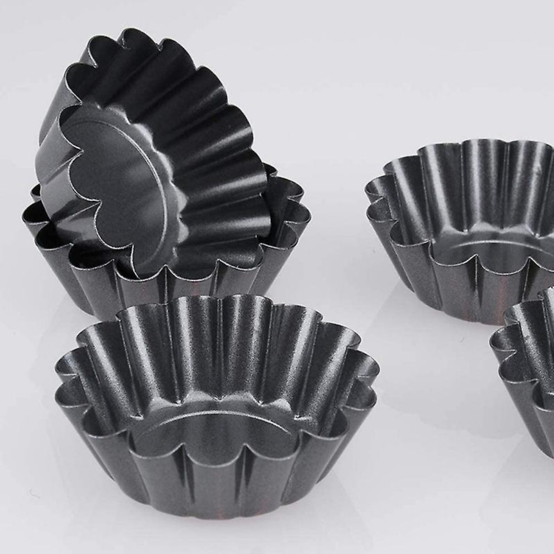 Tart Quiche Flan Pan Mold Muffin Cup Pie Pizza Cake Mold 8pcs
