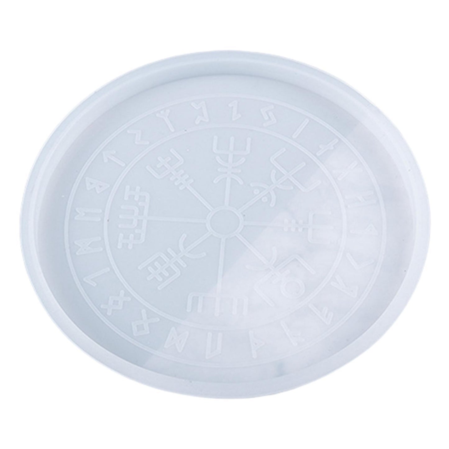Diy Divination Pad Astrology Compass Silicone Mold (rune Disc Large)