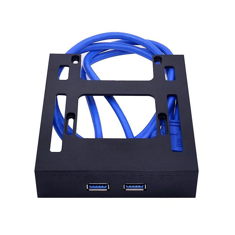 2 Ports Usb 3.0 Front Panel Adapter Plastic Bracket for Pc Desktop