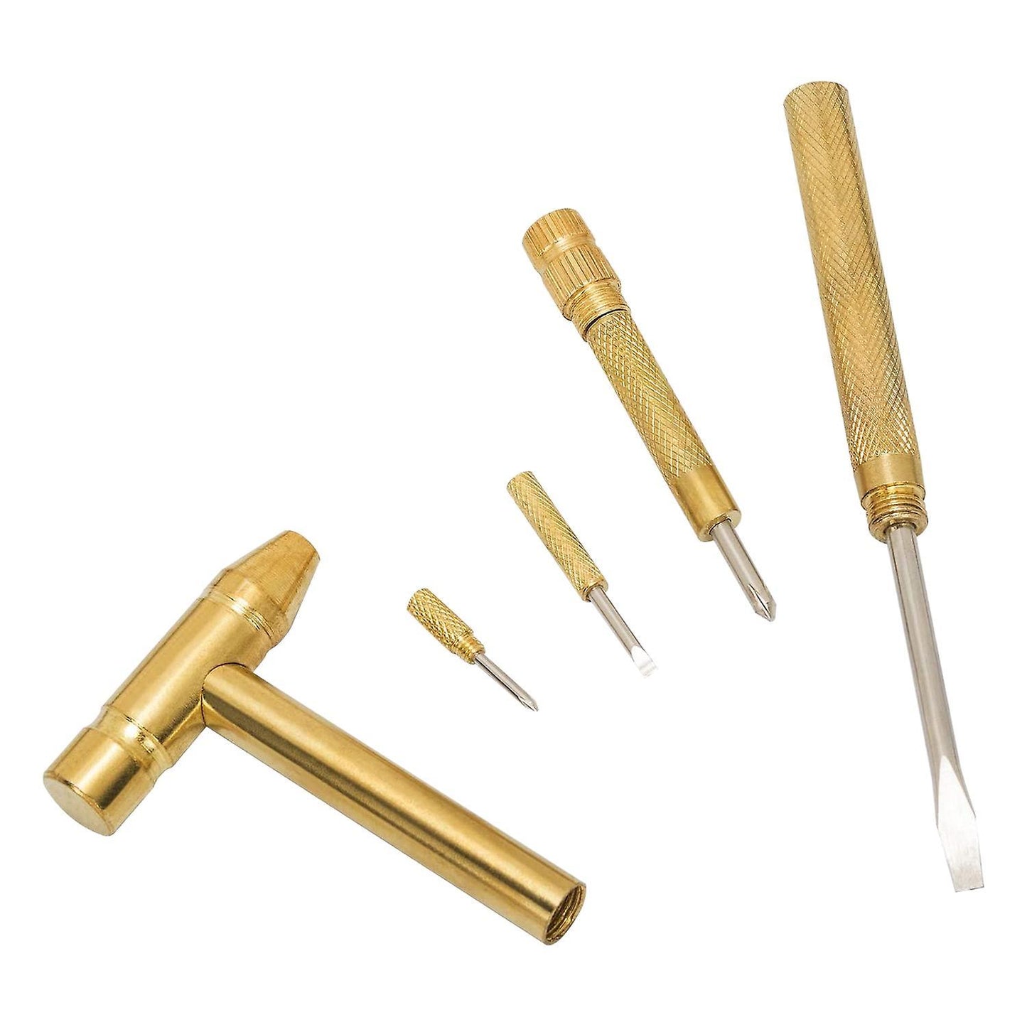 Mini Multi-function Small Hammer,5-in-1 Hammer with Small Screwdriver