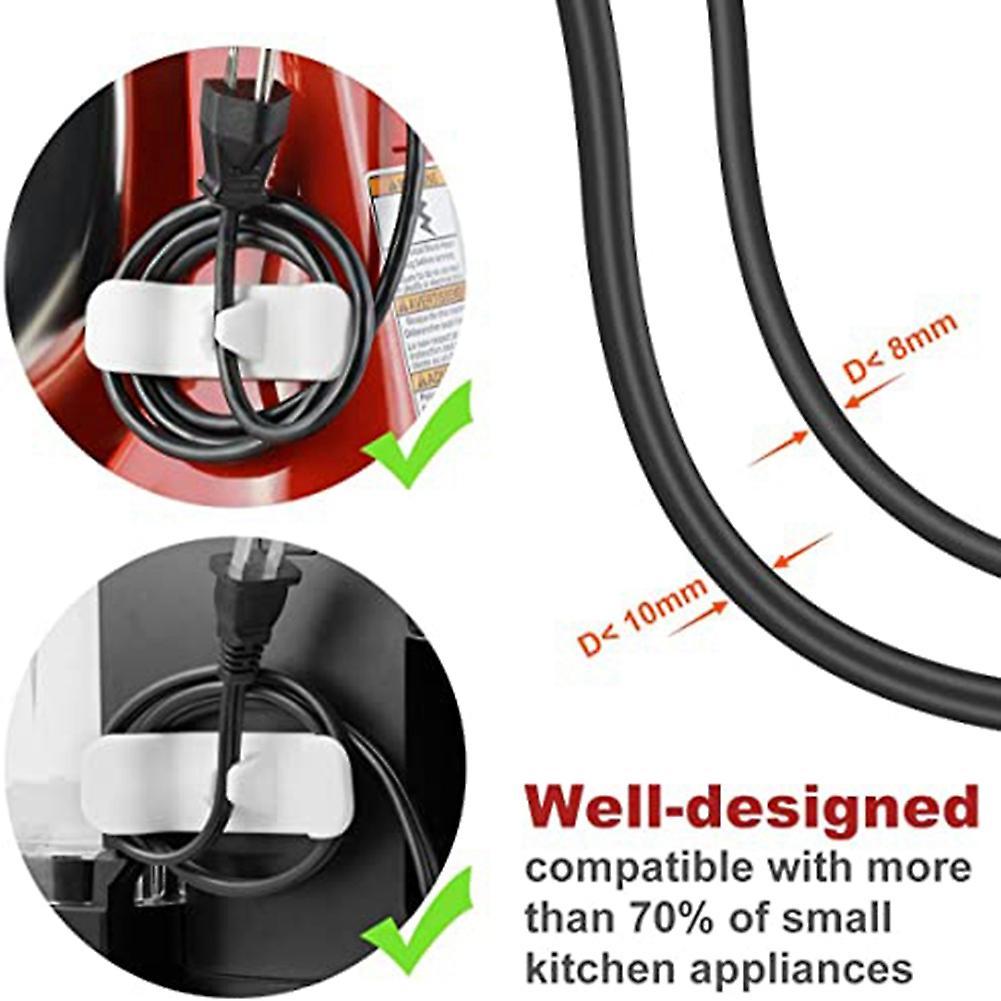 Cord Organizer Used to Stick On Kitchen Appliances, 4pcs for Home