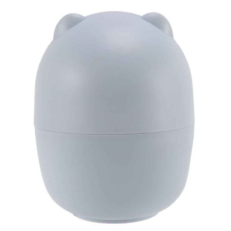 Desktop Garbage Basket Cleaning Barrel Animal Trash Can Blue
