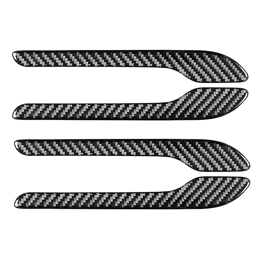 Car Door Handle Cover Carbon Fiber for Tesla Model 3 2019-2022