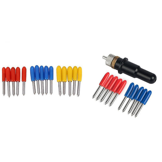 1pc Blade Holder +5 Pcs 45 + 5 Pcs 60 Degree Refine Cutting Blades