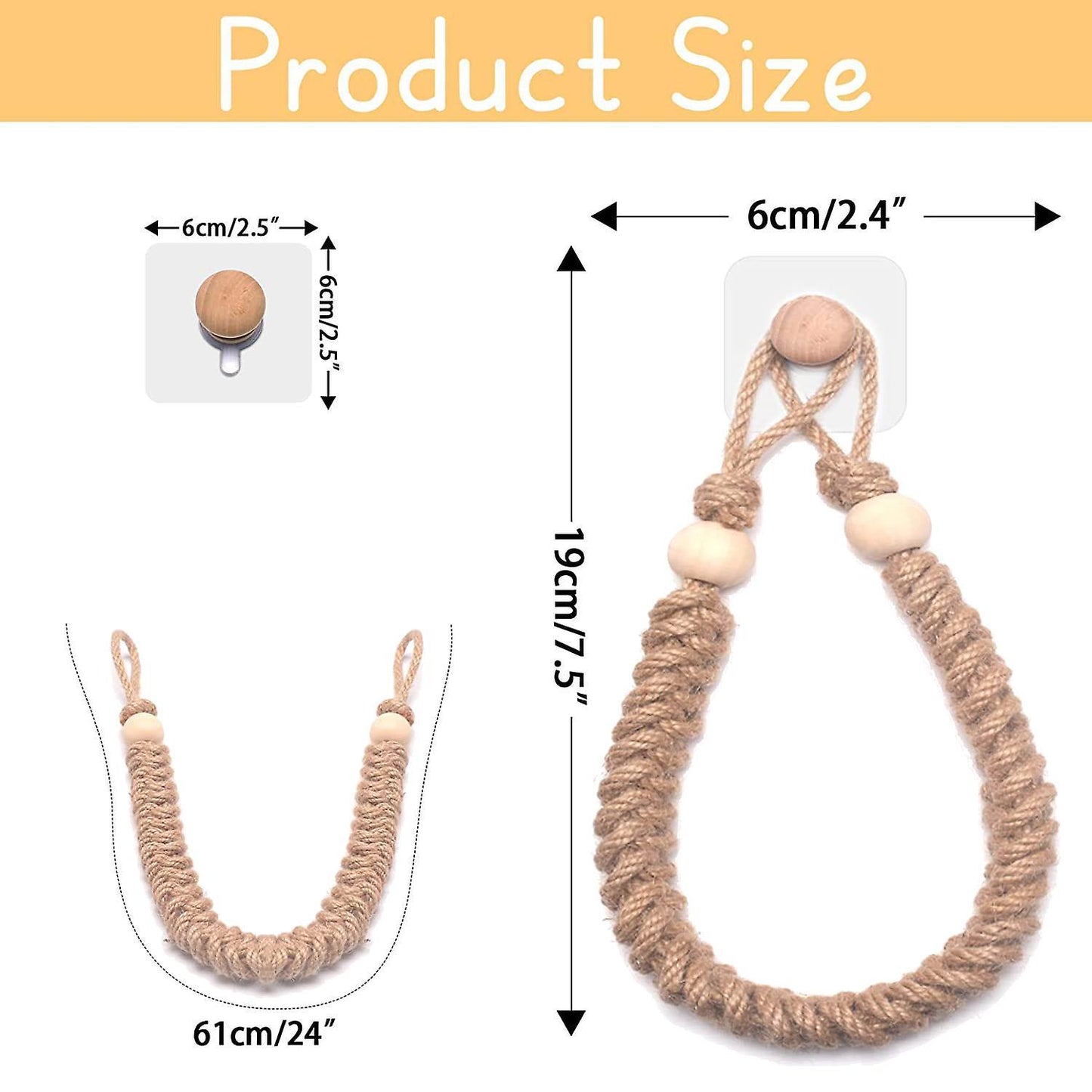 Toilet Paper Holder - Vintage Jute Rope Toilet Paper Holder