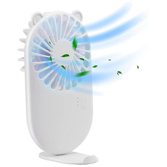 Handheld Mini Usb Fan, Portable Usb Fan Rechargeable with Holder