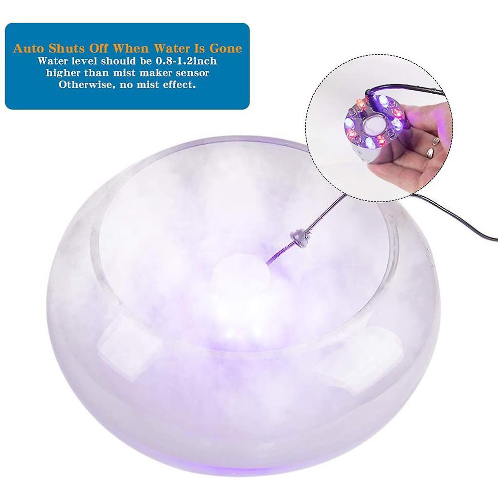 Mist Maker with Led Light, Fish Tank Accessories for Fountain Planted