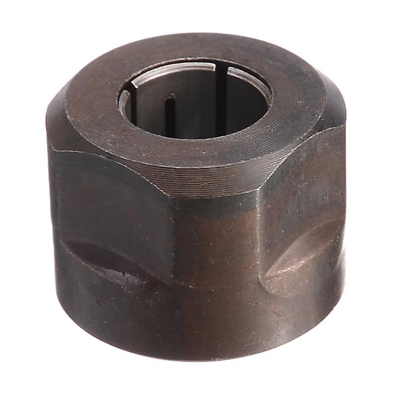 1pc Black Metal Collet Nut Plunge Router Parts 12.7mm Center Hole