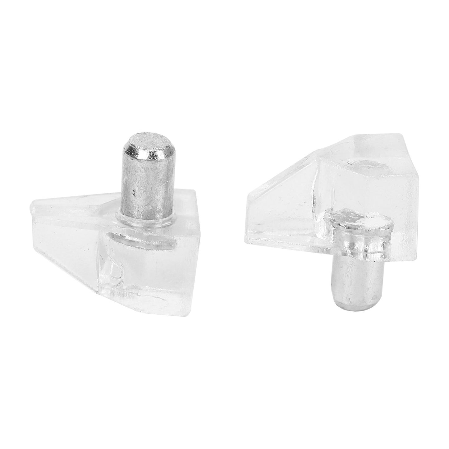 100 Pcs Clear Shelf Support Pegs -5 Mm Cabinet Shelf Holder Pins