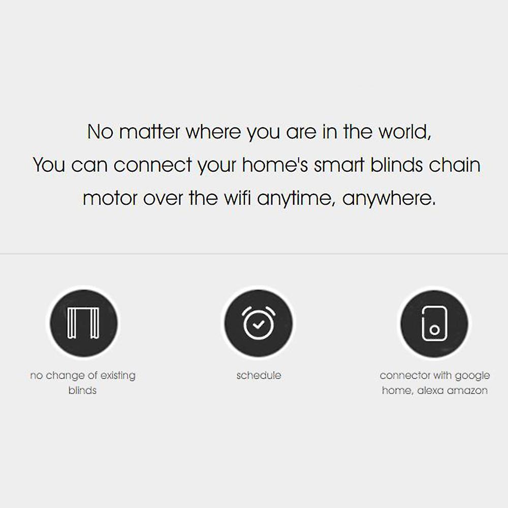 Smart Motorized Chain Roller Blinds Shade Drive Motor Eu Plug