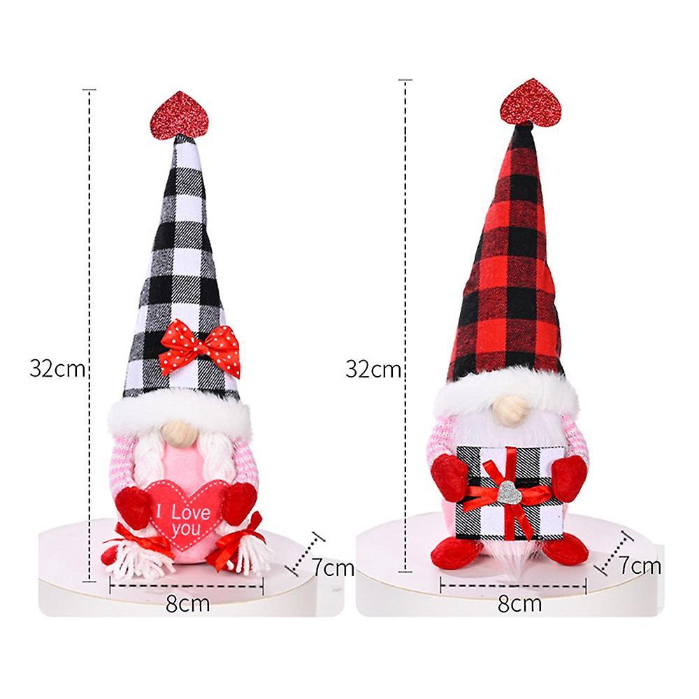 Valentine's Day Decorations - Handmade Swedish Gnomes Plush Elf , B