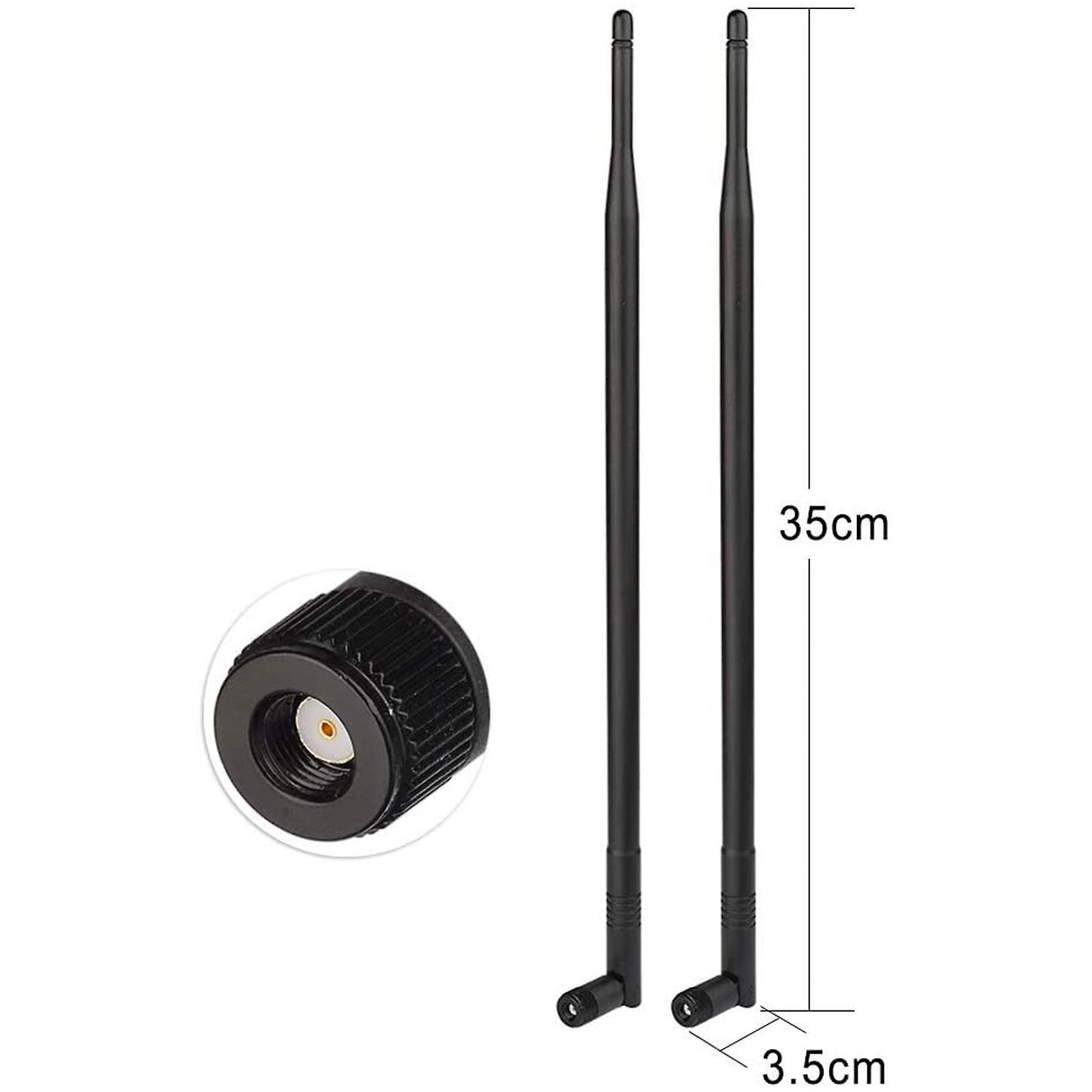 Wifi Antenna 12dbi 2.4ghz for Wireless Network Router Etc 2-pack