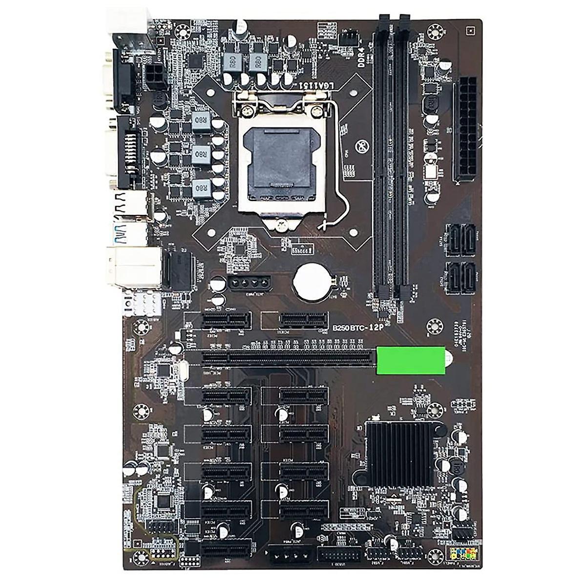 Btc-b250 Mining Motherboard +g4400 Cpu+2xddr4 4g 2666mhz Memory