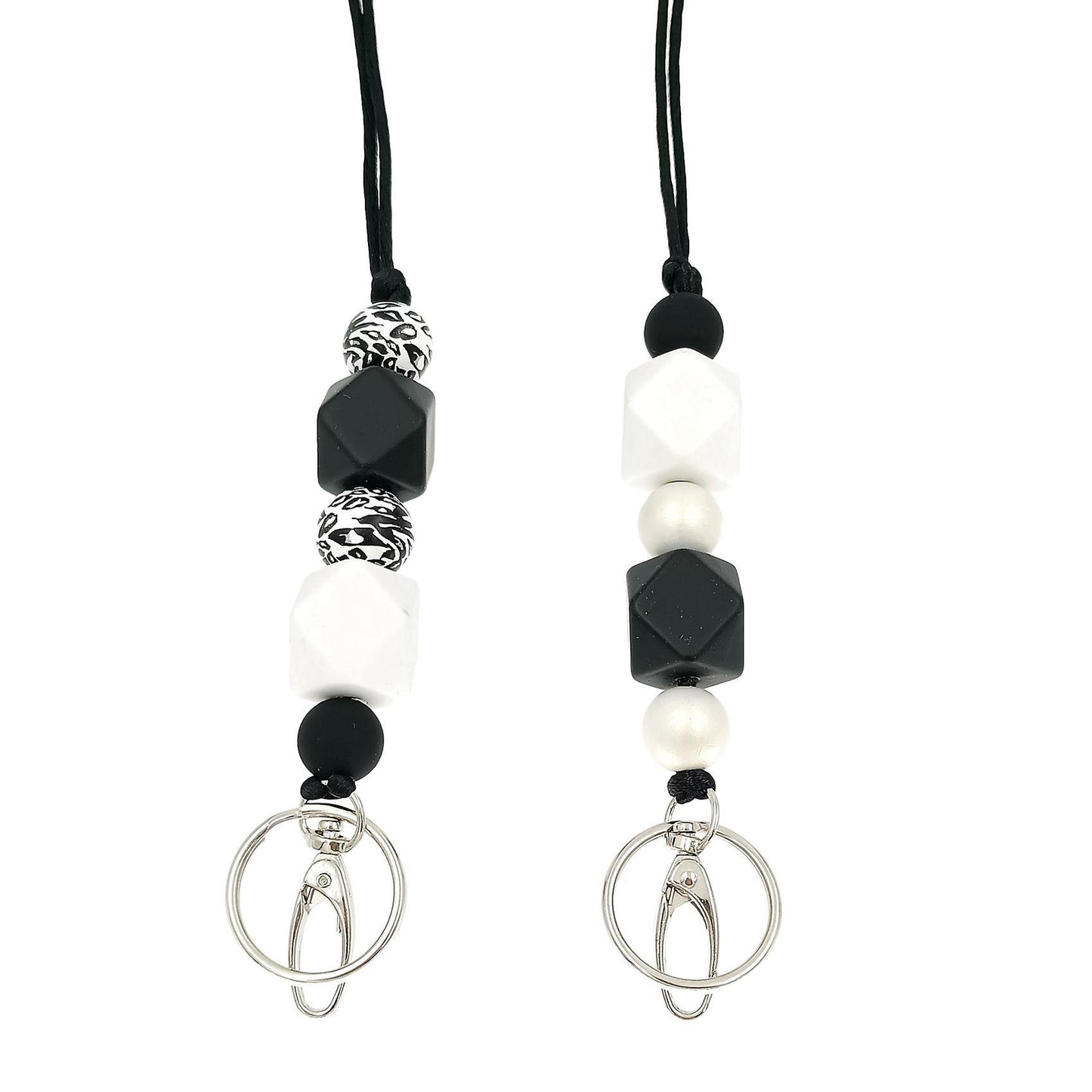 2 Pcs Badge Lanyards Suitable for Teachers Nurses Staff Students
