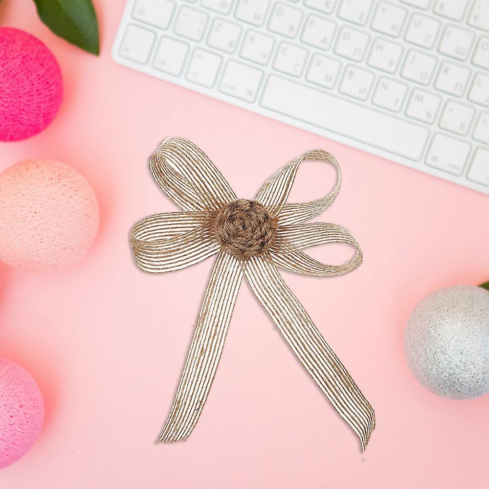 6pcs Christmas Tree Topper Bowknot for Indoor Outdoor Christmas Party
