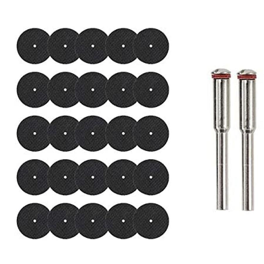 25pcs 32mm Grinding Wheel with Mandrels for Rotary Tools Cutting Disc