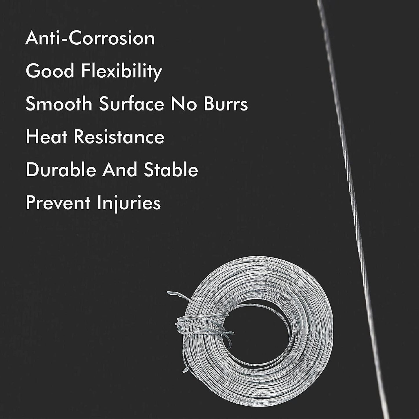 Picture Hanging Wire100 Feet for Photo Frames, Paintings, Artwork