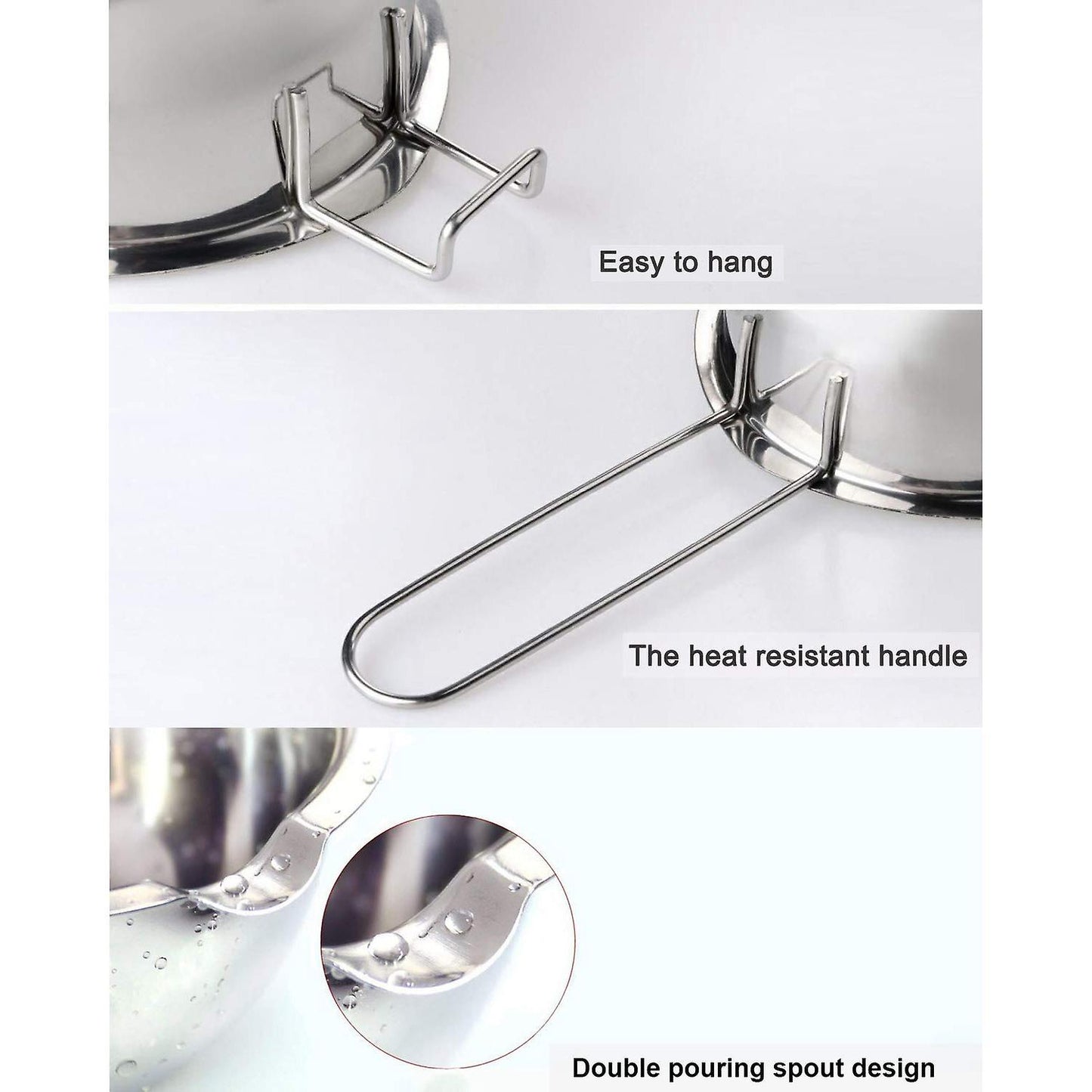 Double Boiler Stainless Steel Chocolate Pot, Chocolate Dipping Tool