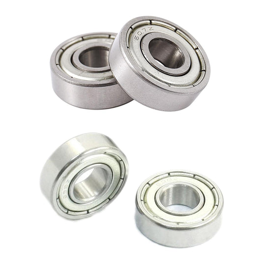 10 Pieces 607zz 19 X 7 X6mm Sealed One Row Deep Metal Ball Bearings